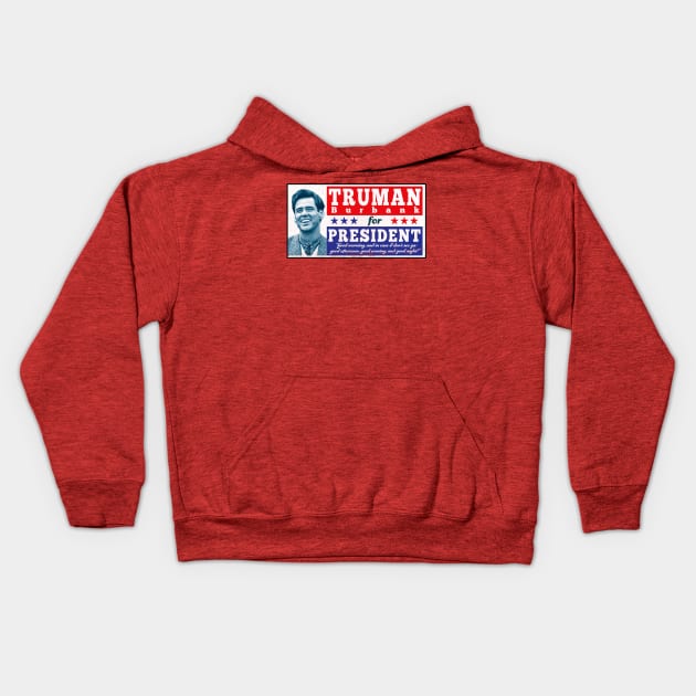 Truman For President Sign Kids Hoodie by Alema Art